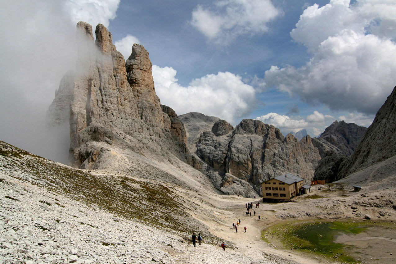 Torri Vajolet, Dolomity, Wochy